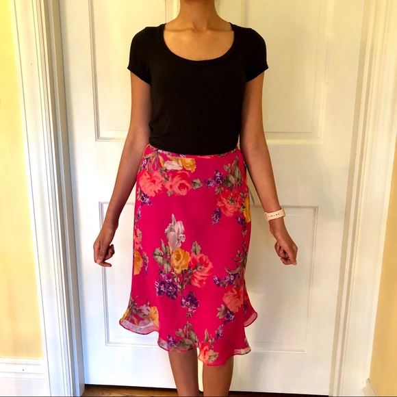 Ralph Lauren Floral Summer Skirt - Picture 2 of 4